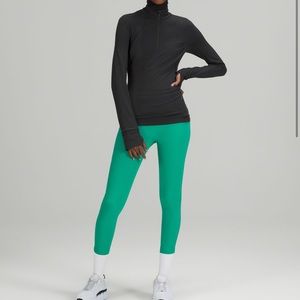 Lululemon It’s Rulu Run Half Zip Black Size 6